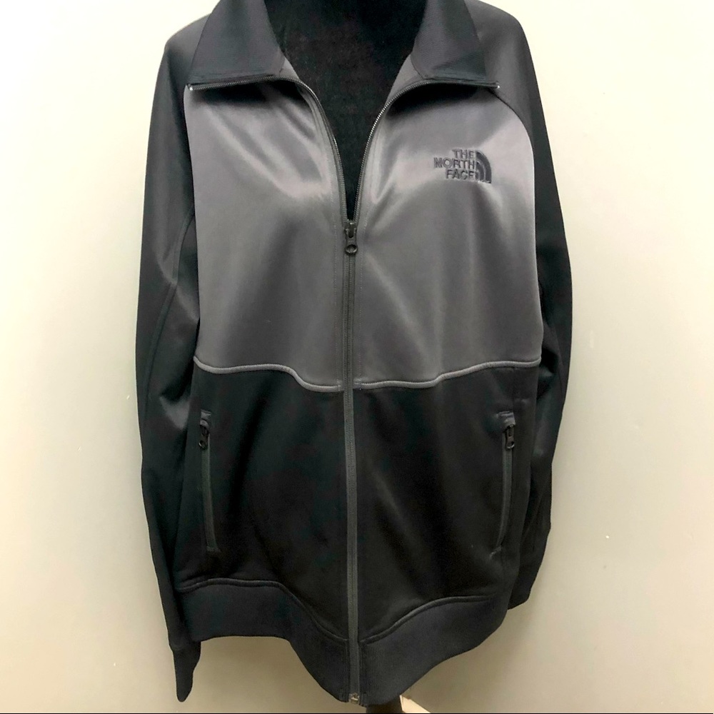 The North Face Full Zip black and gray jacket